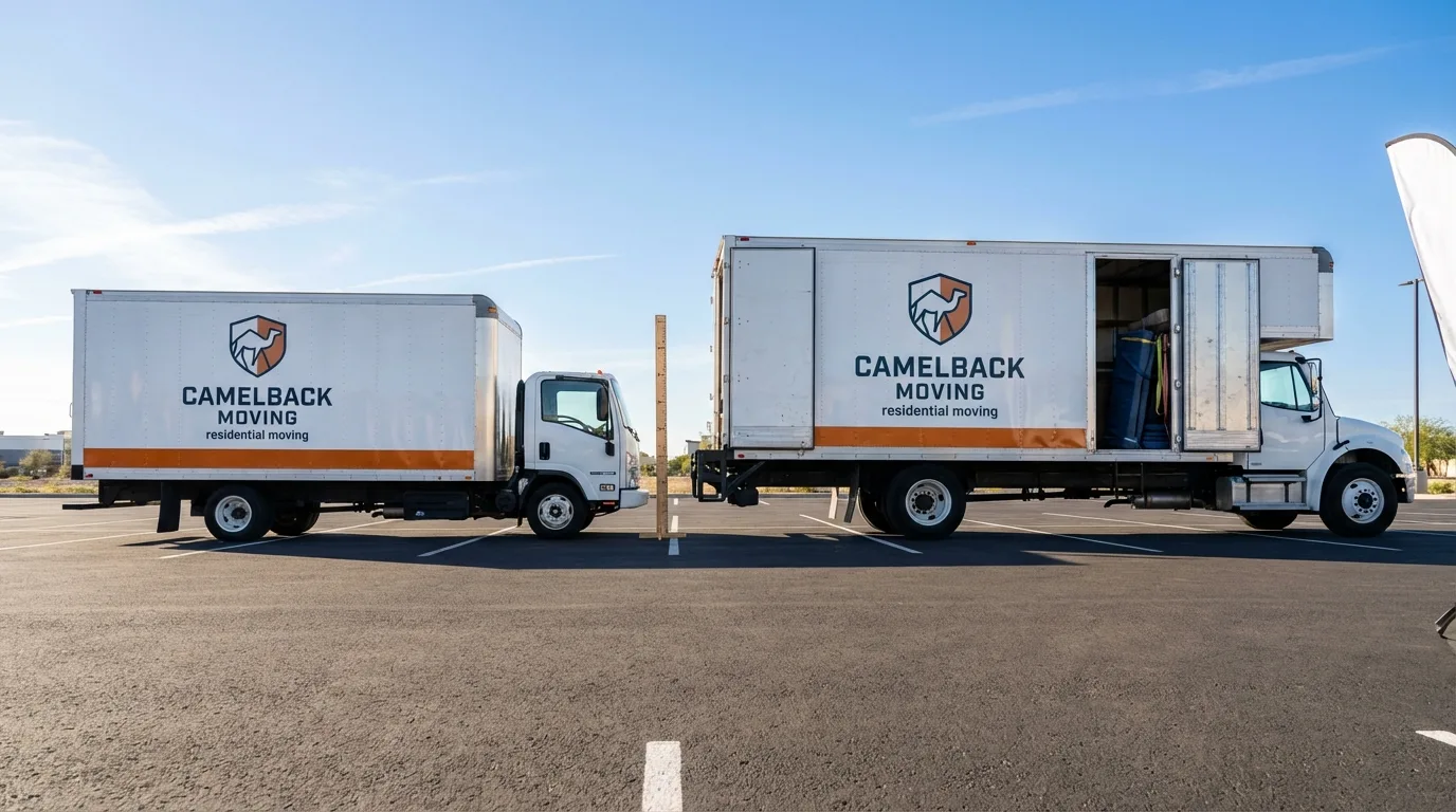Moving truck size capacity guide in Annandale